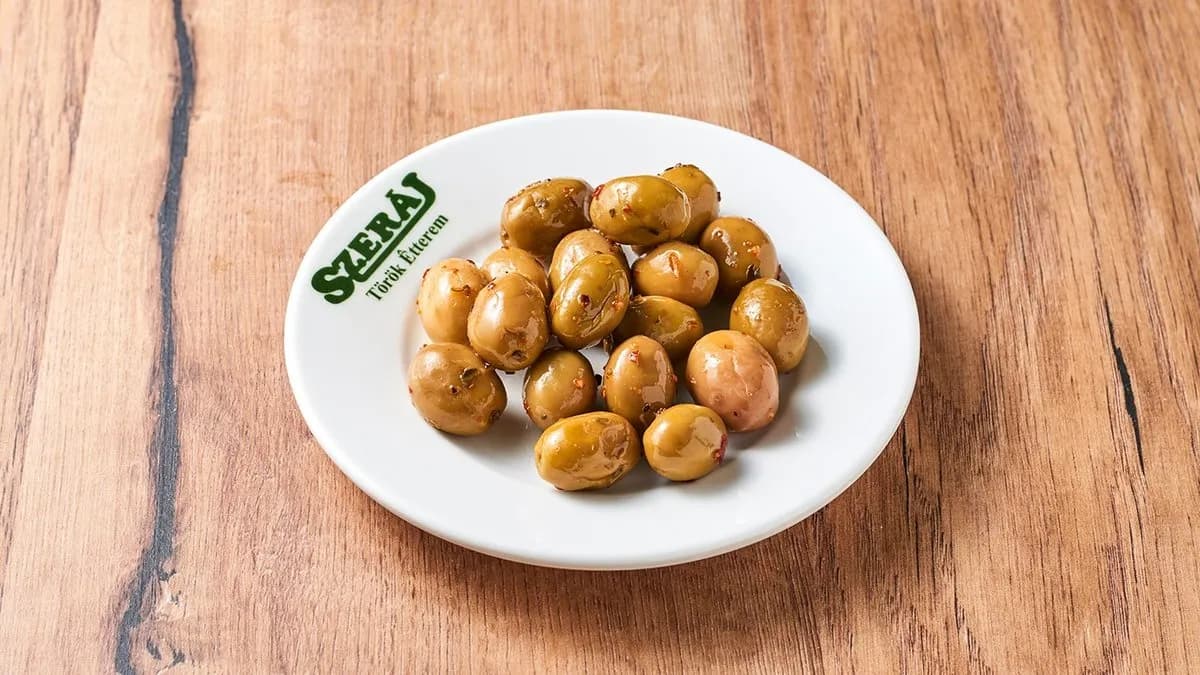 Fűszeres Zöld Olívabogyó