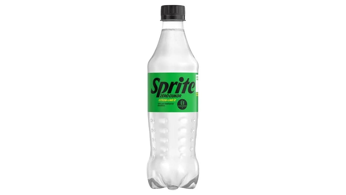Sprite Zéró Cukor citrom- és limeízű energiamentes szénsavas üdítőital édesítőszerekkel 500 ml