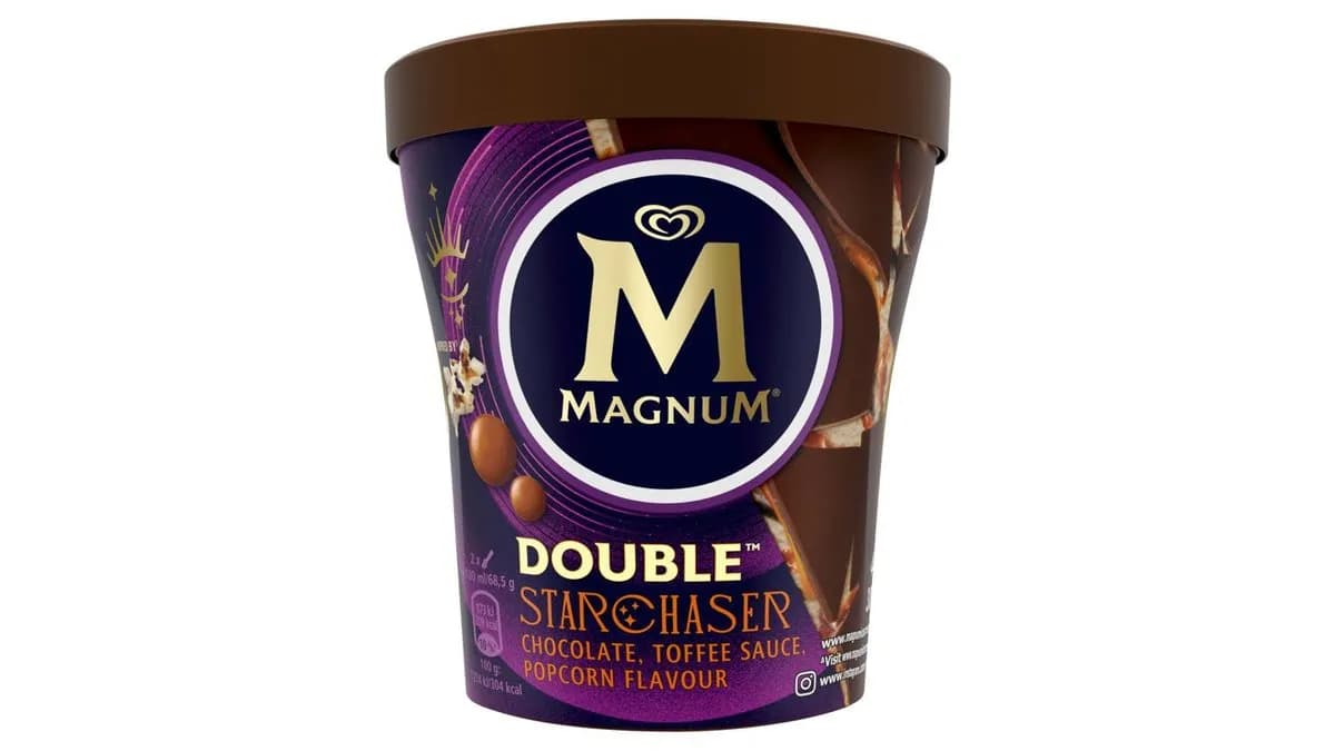 Magnum - Dupla Starchaser - csokoládé, toffee szósz, popcorn 440 ml
