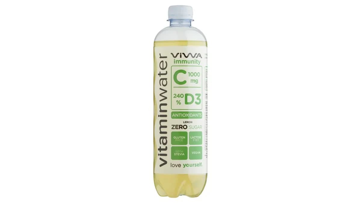Viwa Vitaminwater Immunity Zero energia- és szénsavmentes üdítőital 600 ml