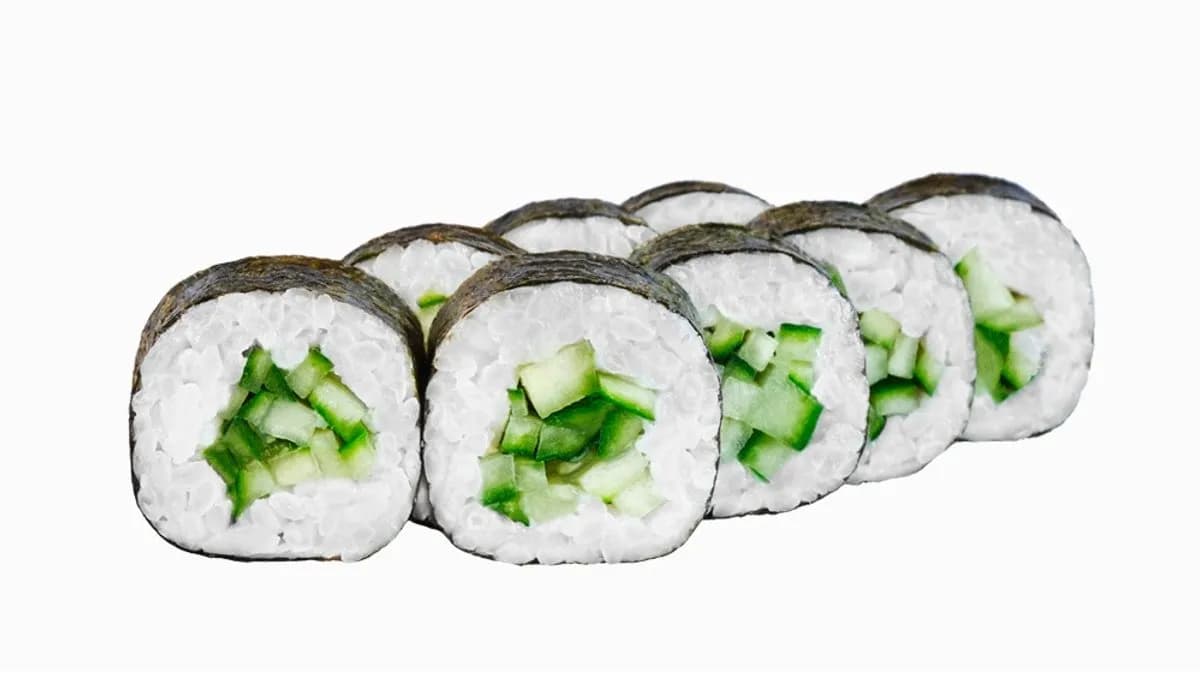 Uborkás maki (8 db)