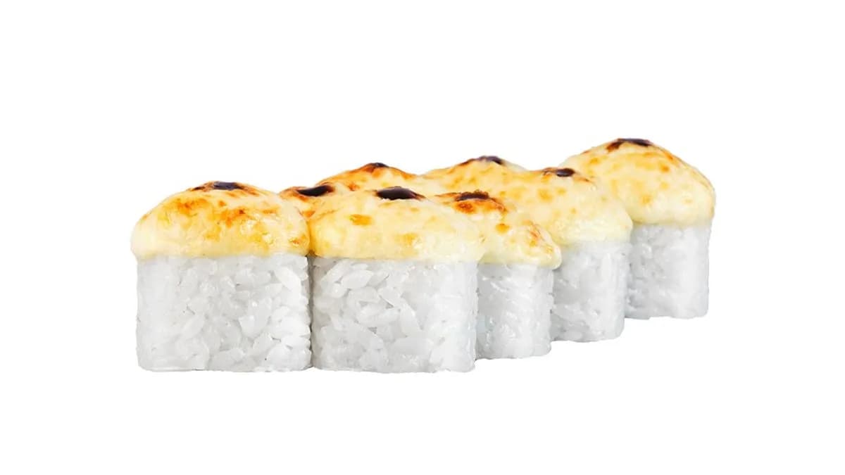 Parmezán sajtos, lazacos grillezett roll (8 db)