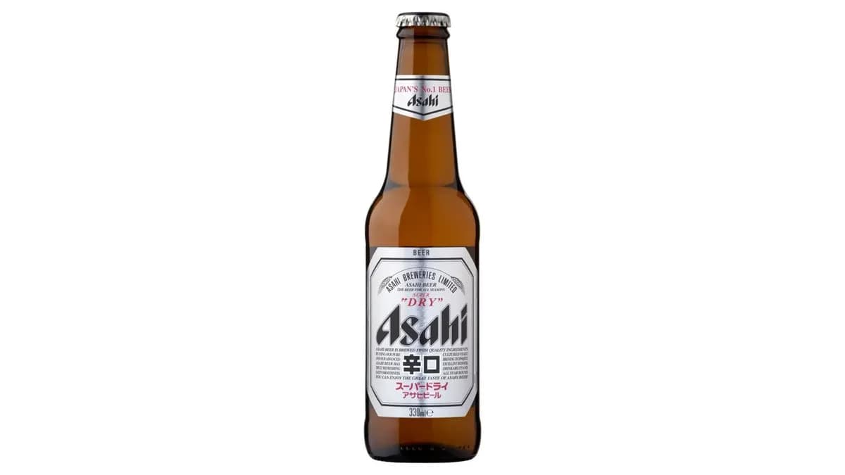 Asahi Super Dry pasztőrözetlen minőségi világos sör 5,2% 330 ml