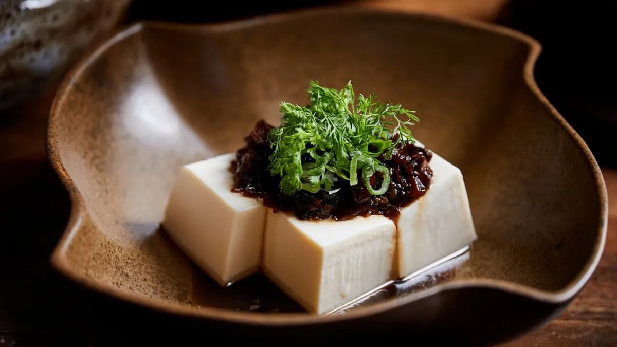 Selyem tofu-Hiyayakko Style