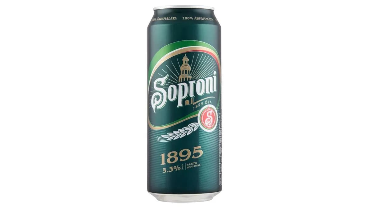 Soproni Világos 0,5l dobozos