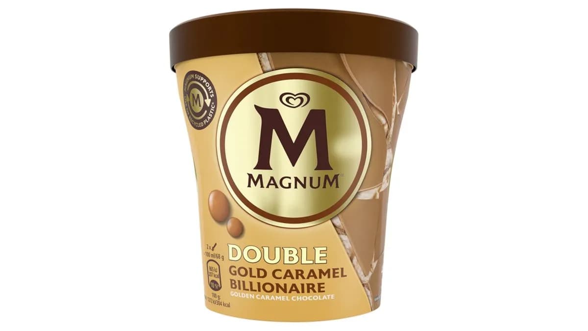 Magnum Poharas Dupla Gold Karamell Billionaire jégkrém 440ml