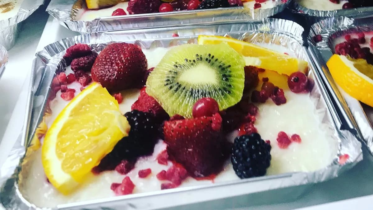 Gyümölcsös tejberizs