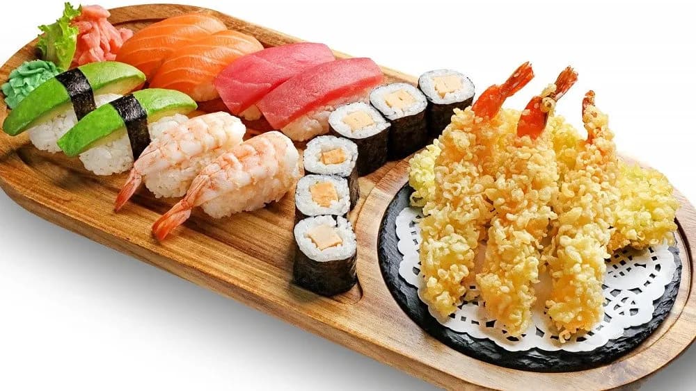 J26. Tempura sushi mix tál