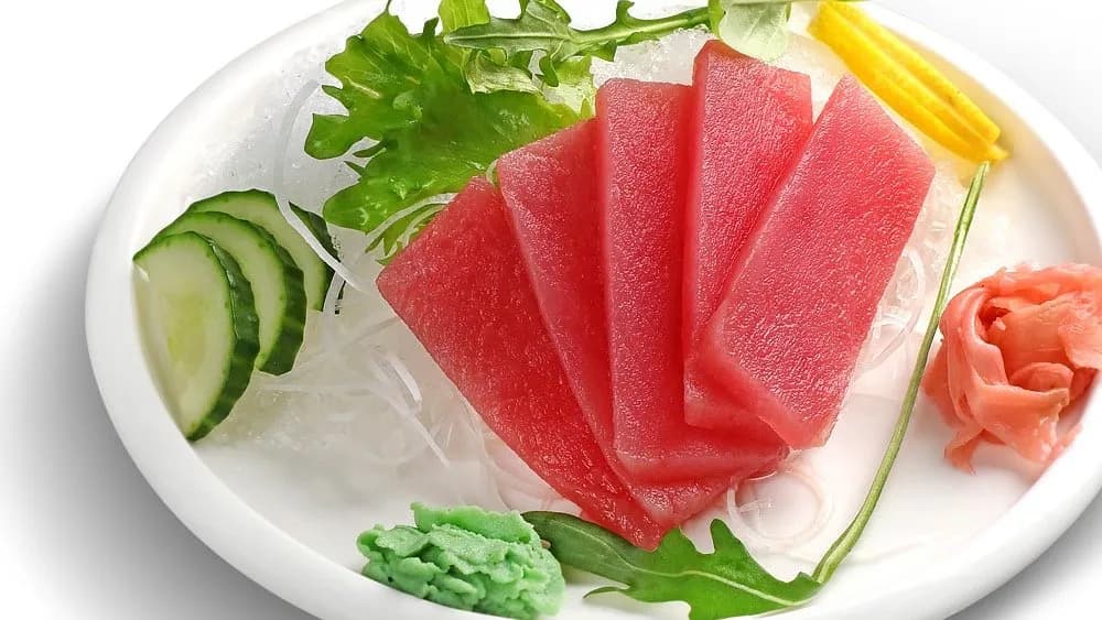 K2 . Tonhal sashimi 5 db