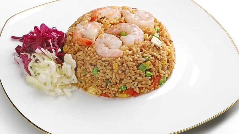 N5. Szójaszószos rizs rákkal