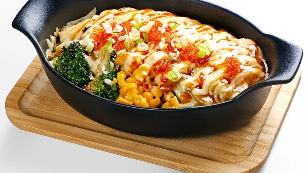 N13 sajtoslazac grillezett tál