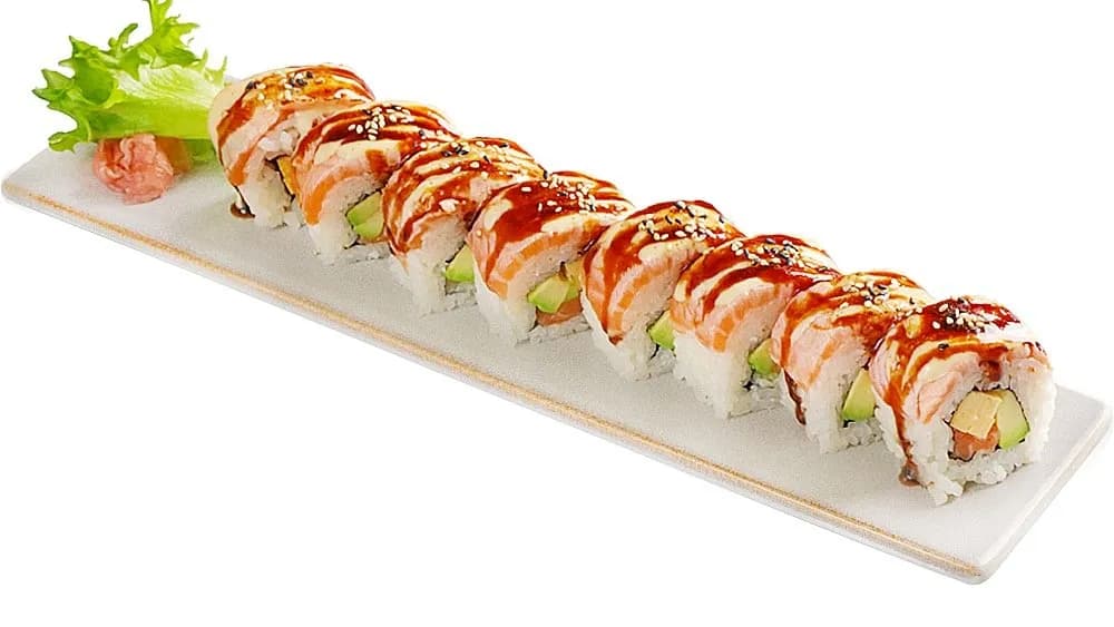 H8. extra lazacos grillezett uramaki