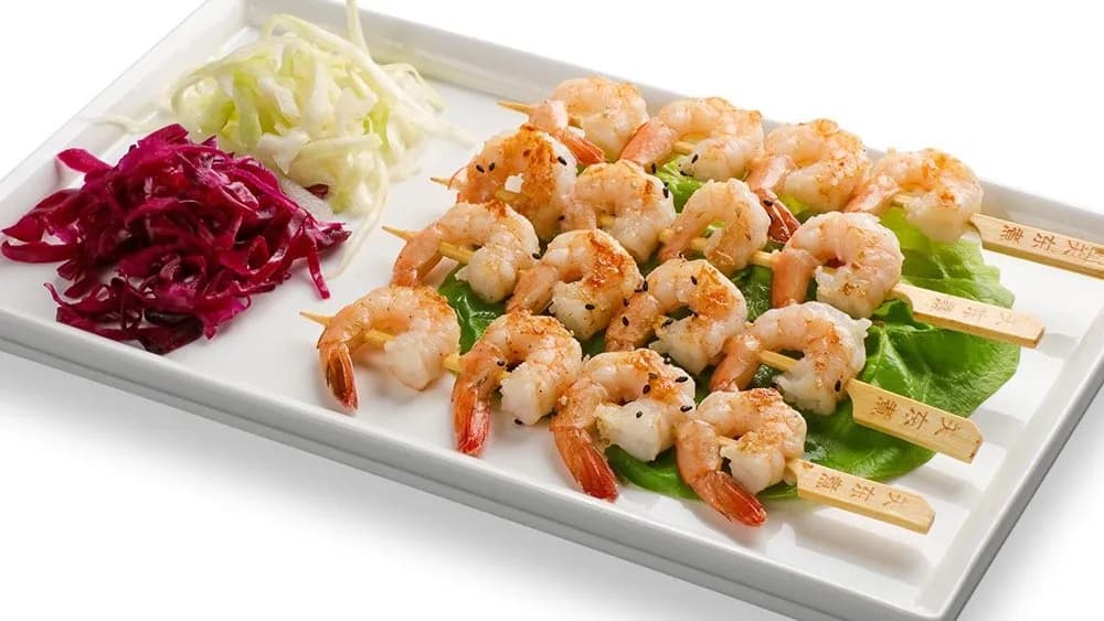 Q11. Pálcikákra tüzött garnélarák