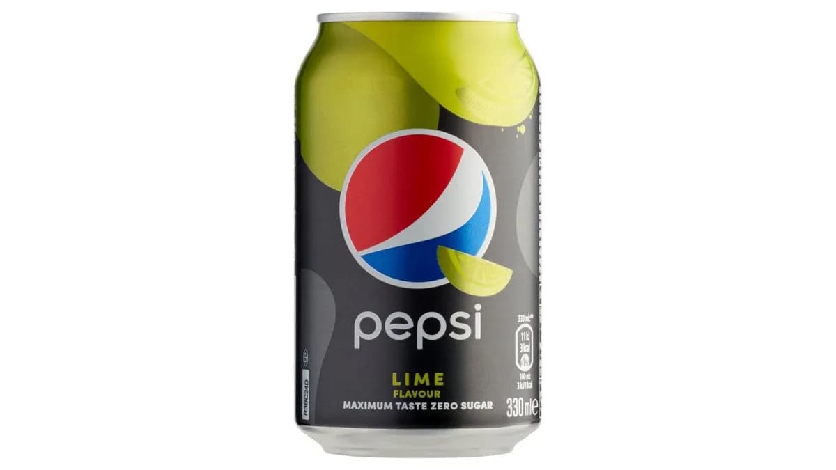 Pepsi Lime colaízű energiamentes szénsavas üdítőital édesítőszerekkel lime ízesítéssel 330 ml