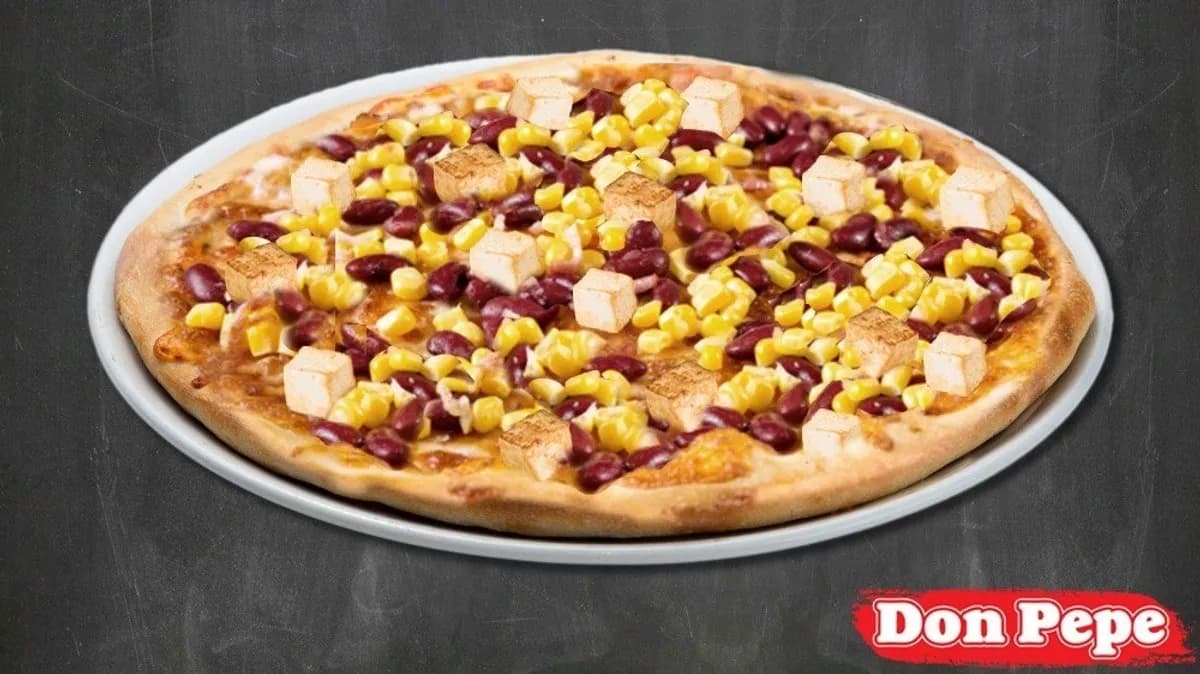 Vegán Mexikói pizza