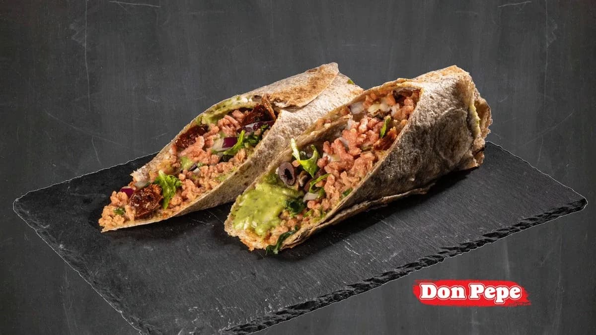 Vegán Nemtonhalas Tortilla Tekercs