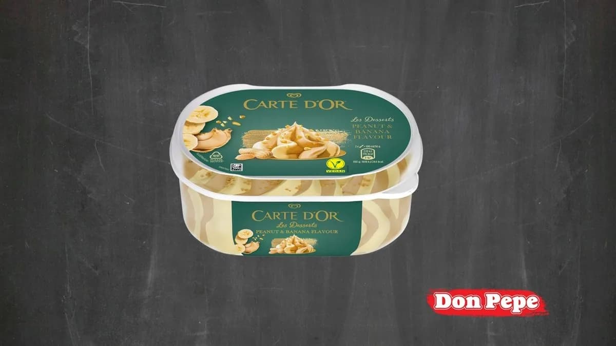 Carte D’Or Földimogyoróvaj-Banán ízű, vegán (850 ml)