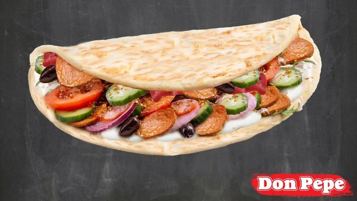 Vegán Gyros piadina