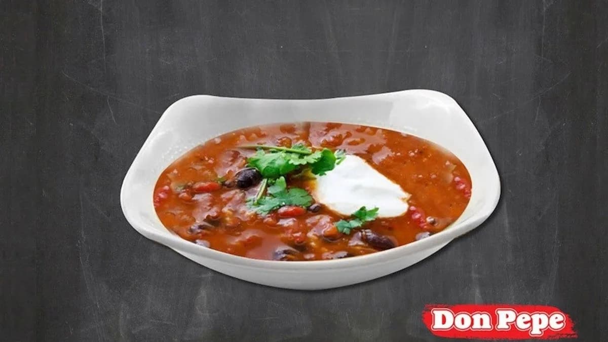 Tanyasi bableves füstölt tarjával, csipetkével