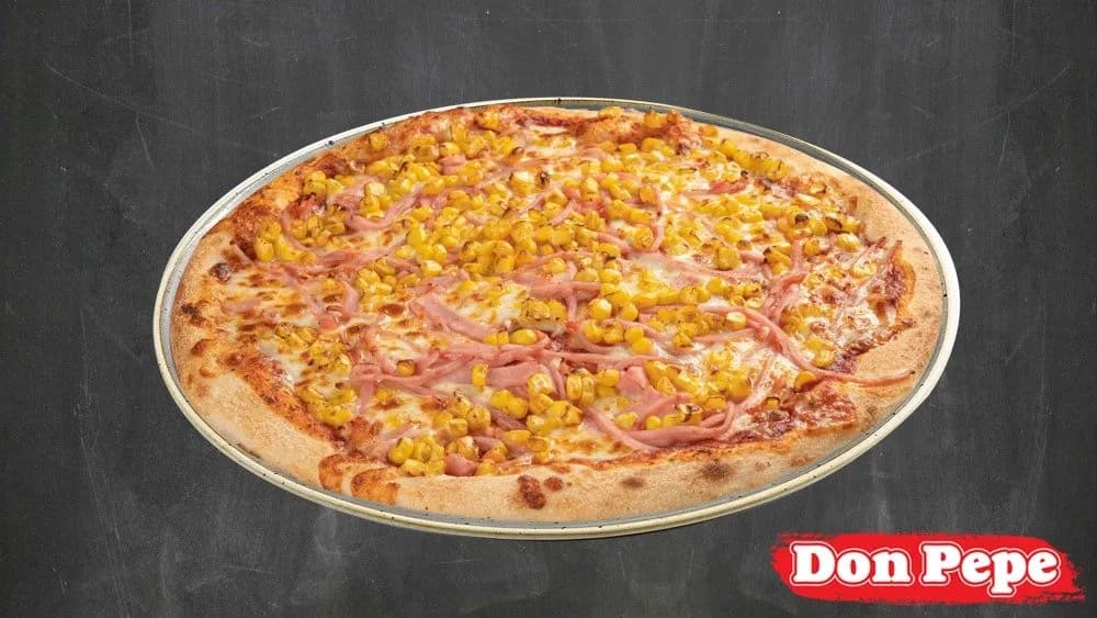 Sonkás-kukoricás mini pizza