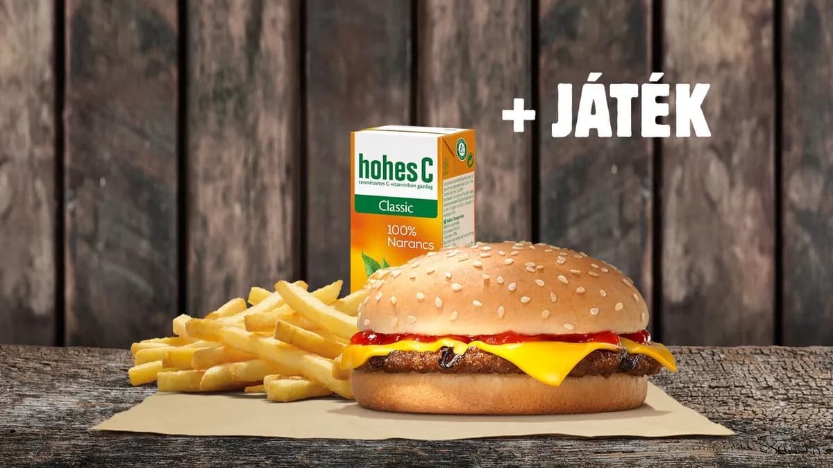 King Jr™ Sajtburger Menü