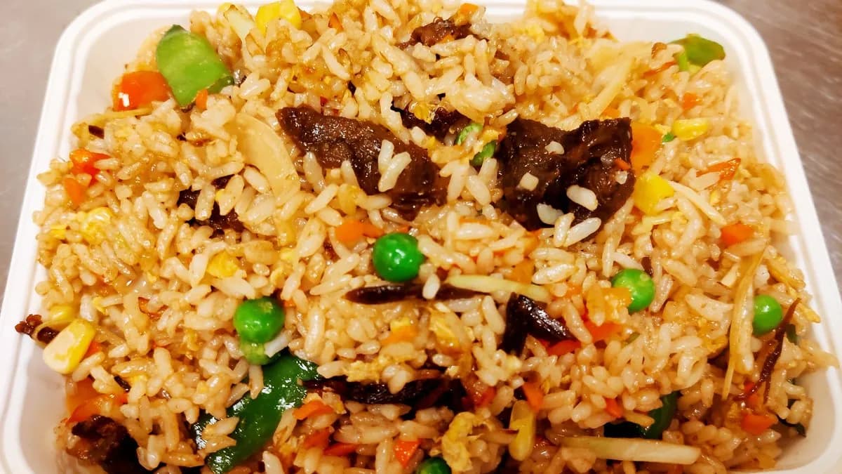 Pirított rizs marhahússal