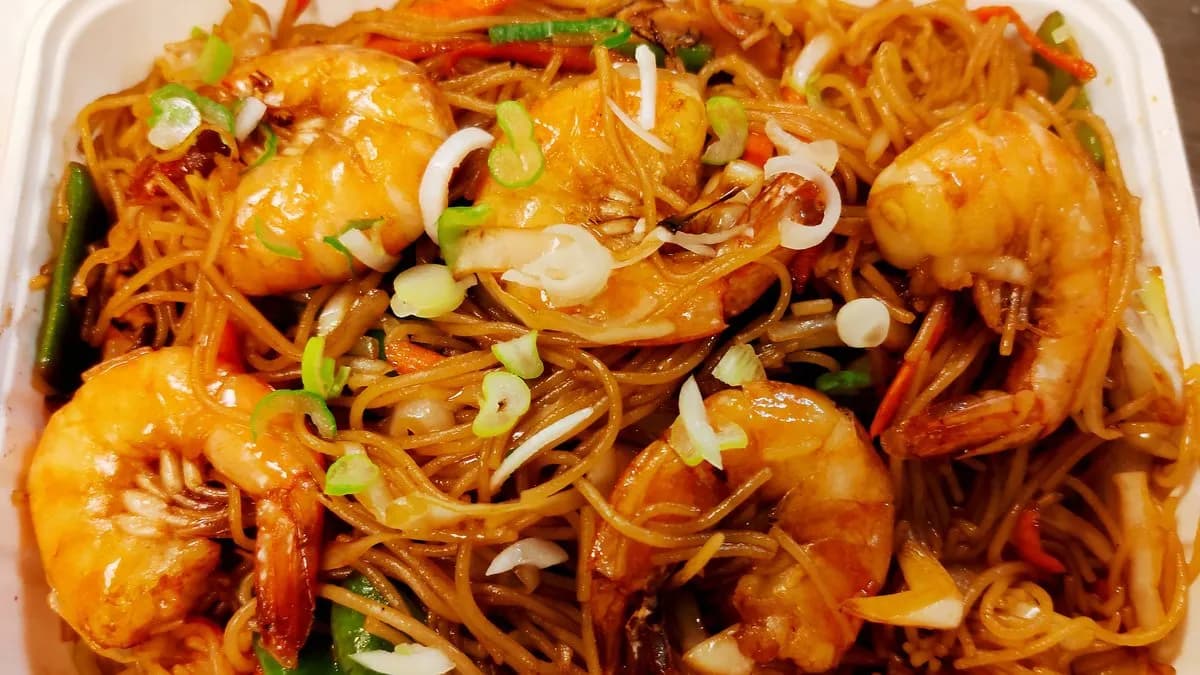 Pirított tészta Garnélarákkal 大虾