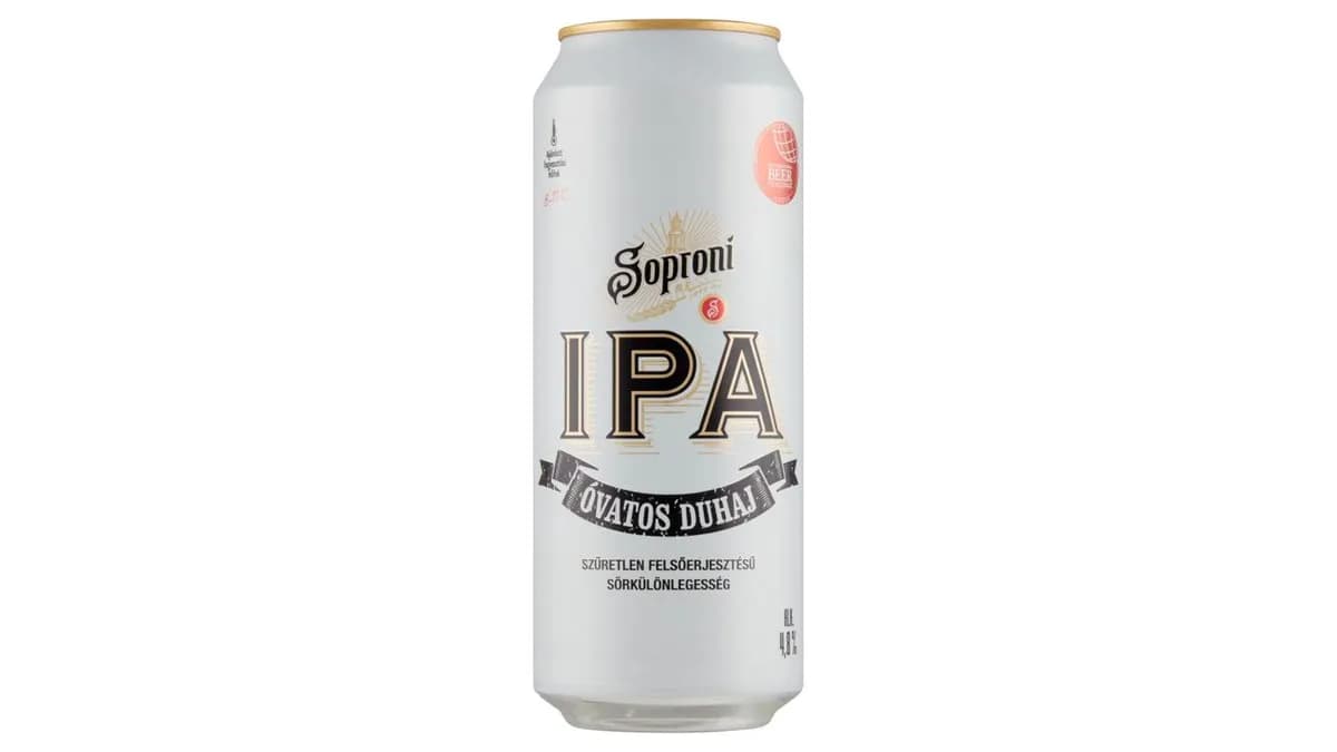 SOPRONI ÓVATOS DUHAJ IPA DOBOZOS SÖR 0,5L