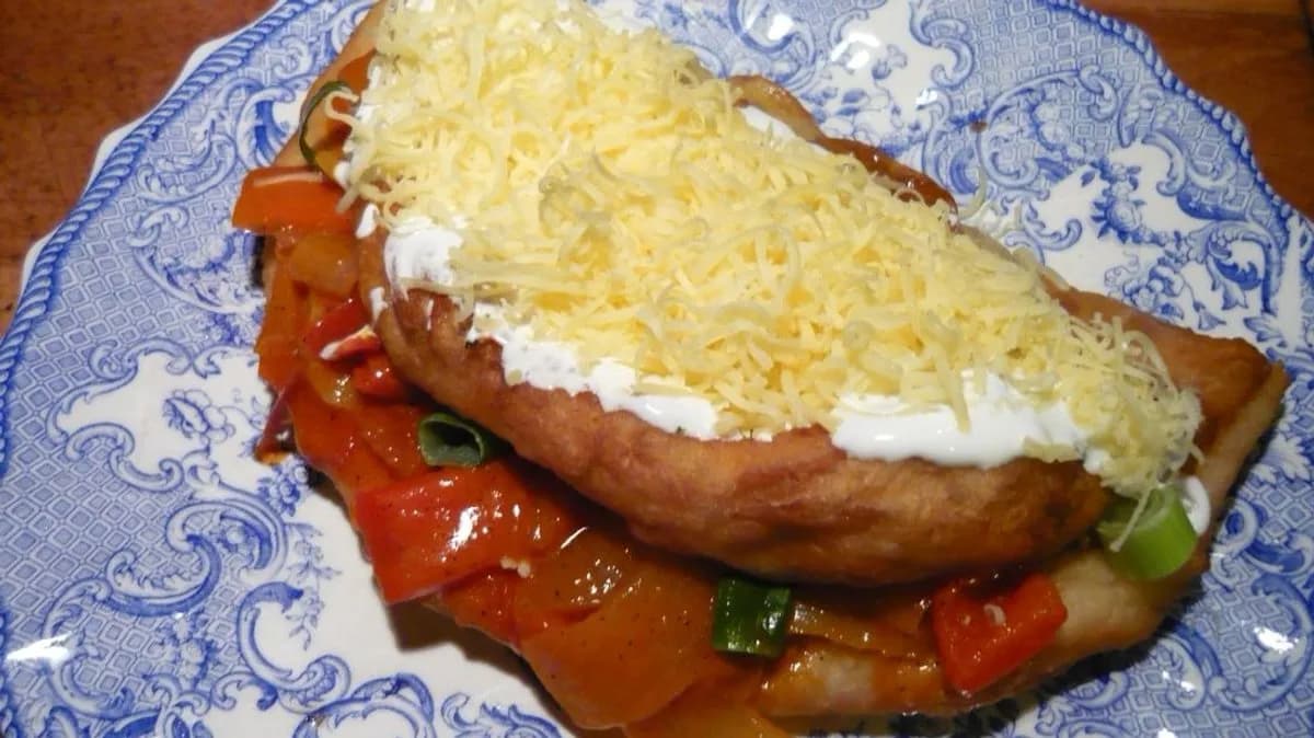 Vegetáriánus lángos