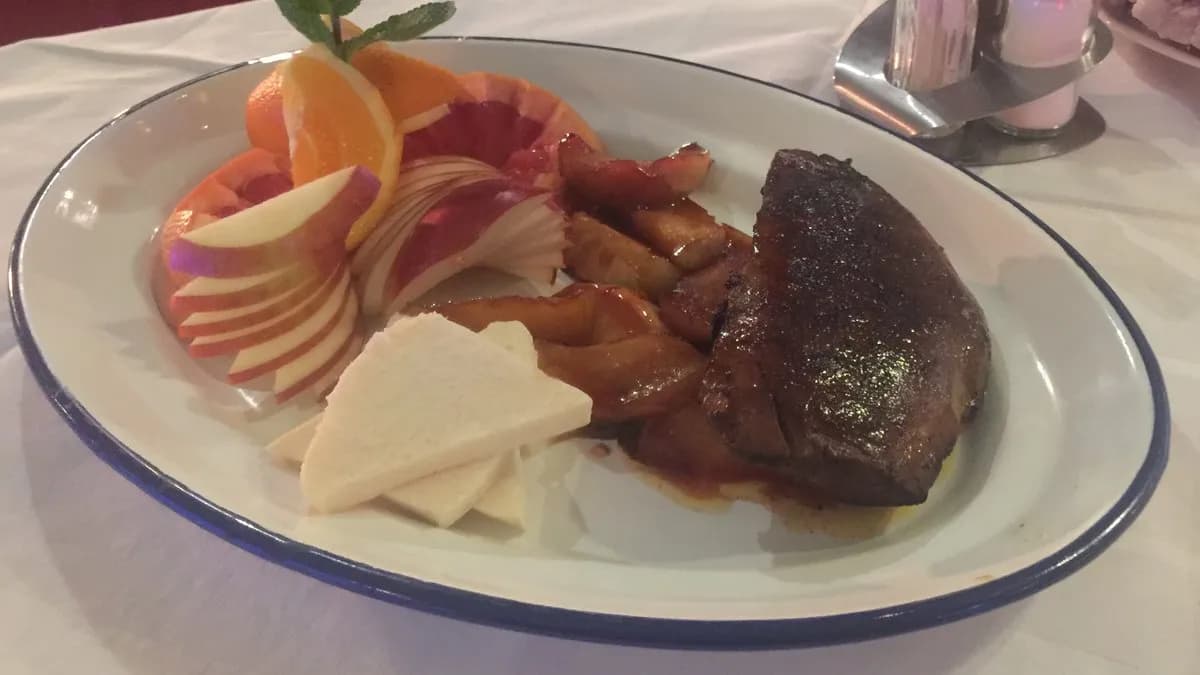 Grillezett libamáj mignon