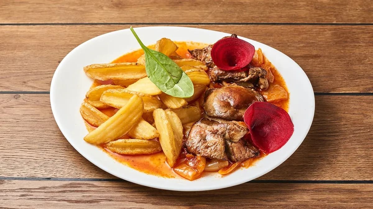 Magyaros libamáj szeletek roston