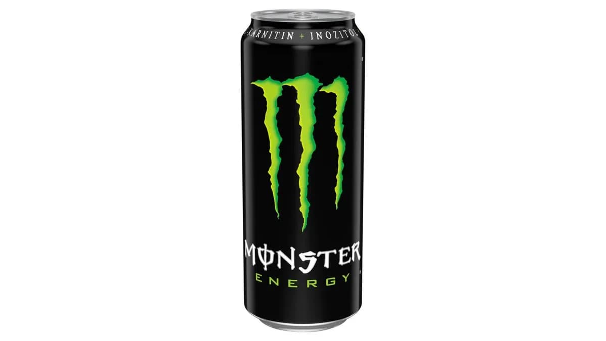 Monster Energy szénsavas ital koffeinnel, B-vitaminokkal, cukrokkal és édesítőszerekkel 500 ml