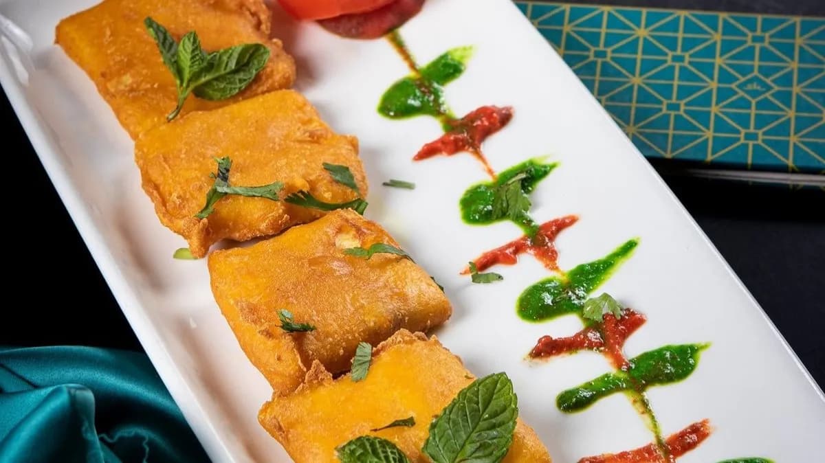 Paneer/home-made cheese pakora 6 db