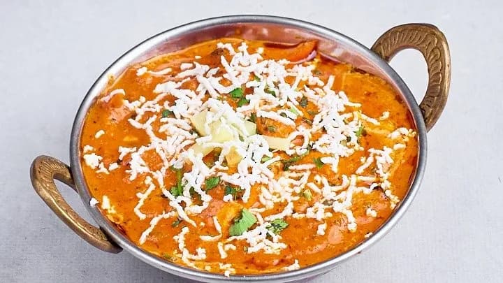 Kadai Paneer / Sabji made of homemade cheese