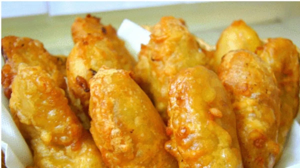 Sült banán darabok (banh chuoi)