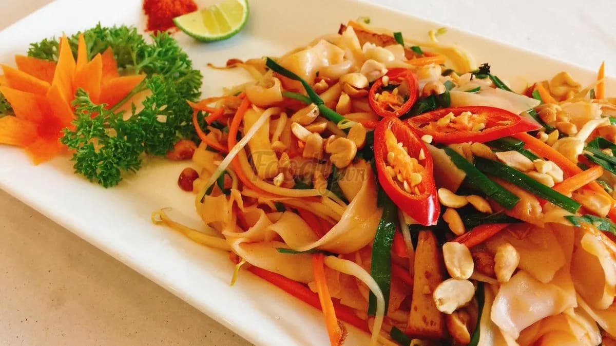 Padthai zöldséges (padthai rau)