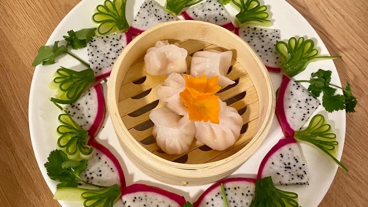 Párolt rák táska,szósszal  4db (ha cao hap nhan tom)