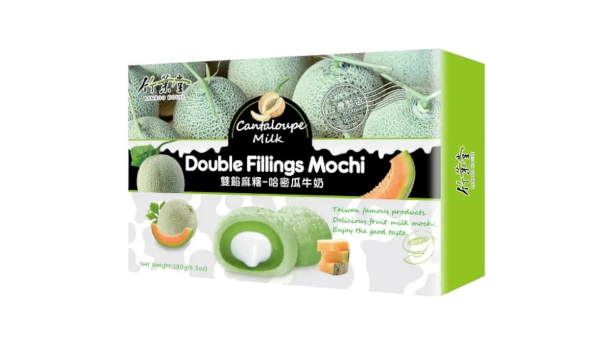 Mochi sárgadinnye/ Mochi cantaloupe (dưa lưới)