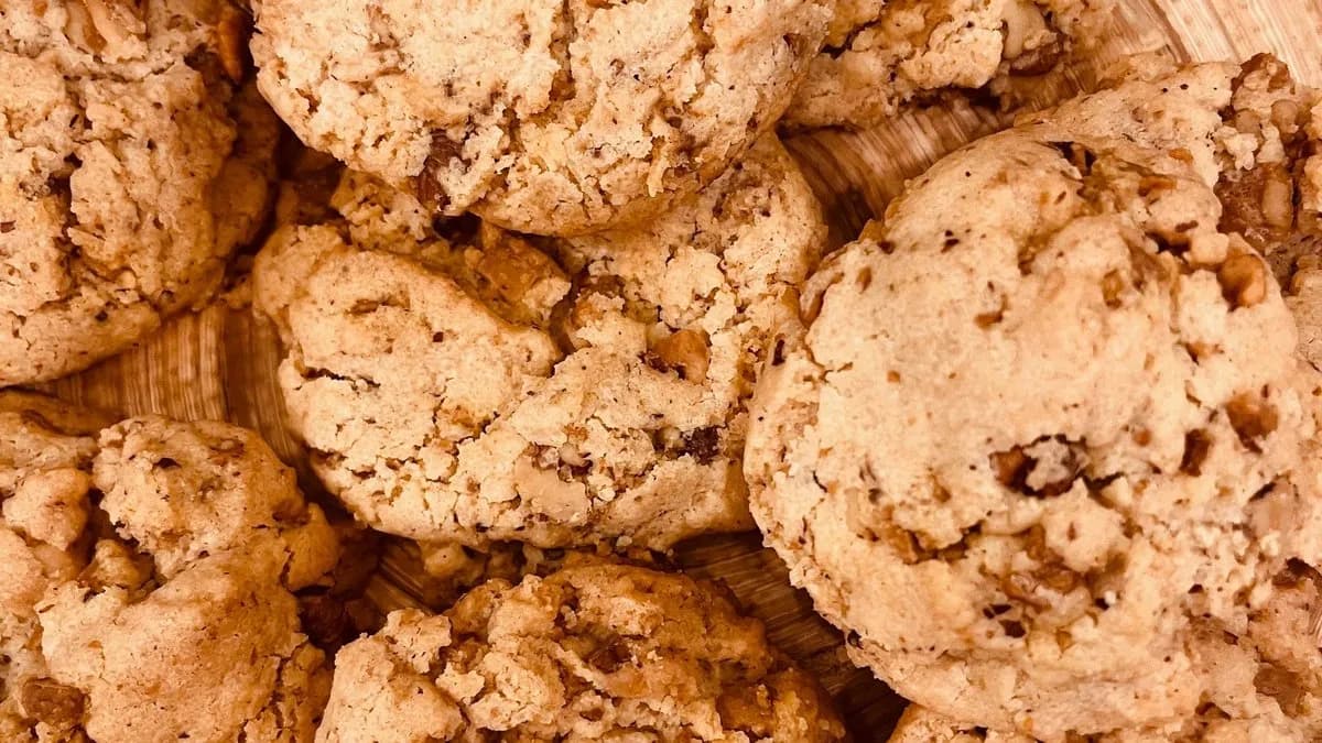 Karamellás Diós Cookie