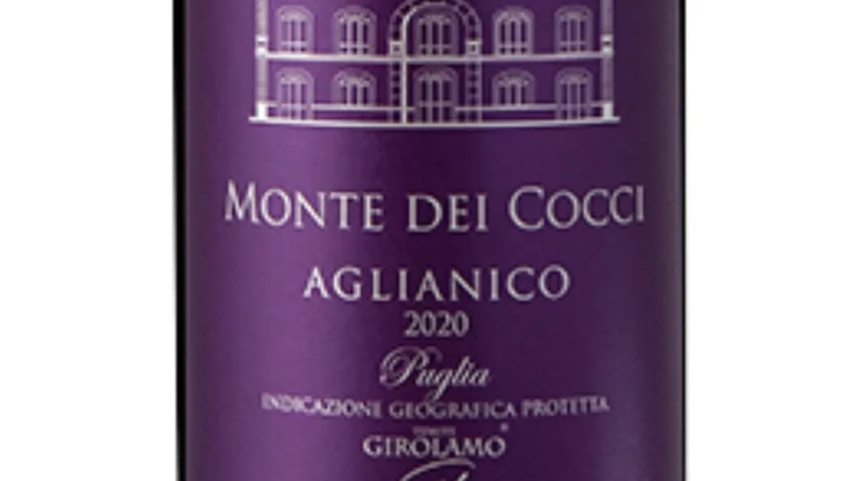 MONTE DEI COCCI AgIianico I.G.P. Puglia 2020- vörösbor -Tenute Girolamo