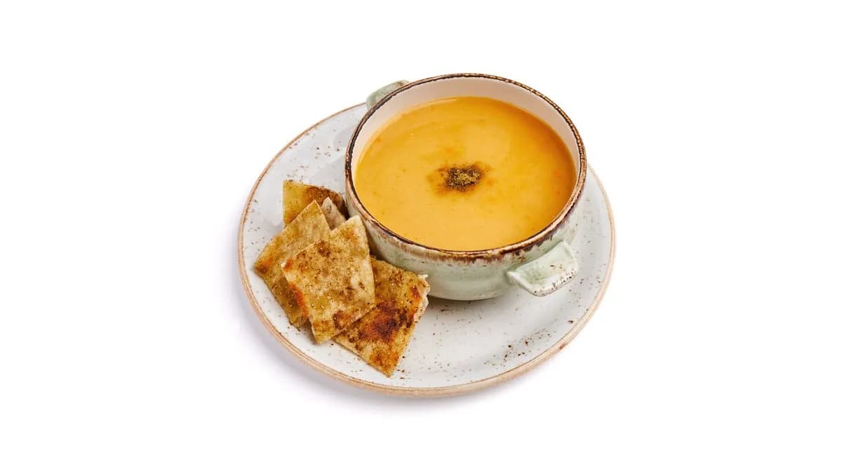 Vöröslencse Krémleves