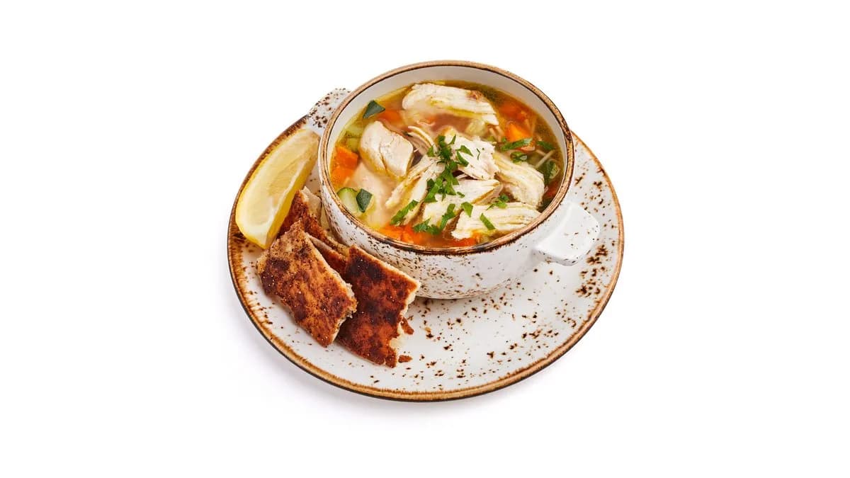 Csirkeleves Cérnametélttel