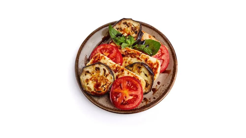 Grillezett Halloumi Padlizsánnal