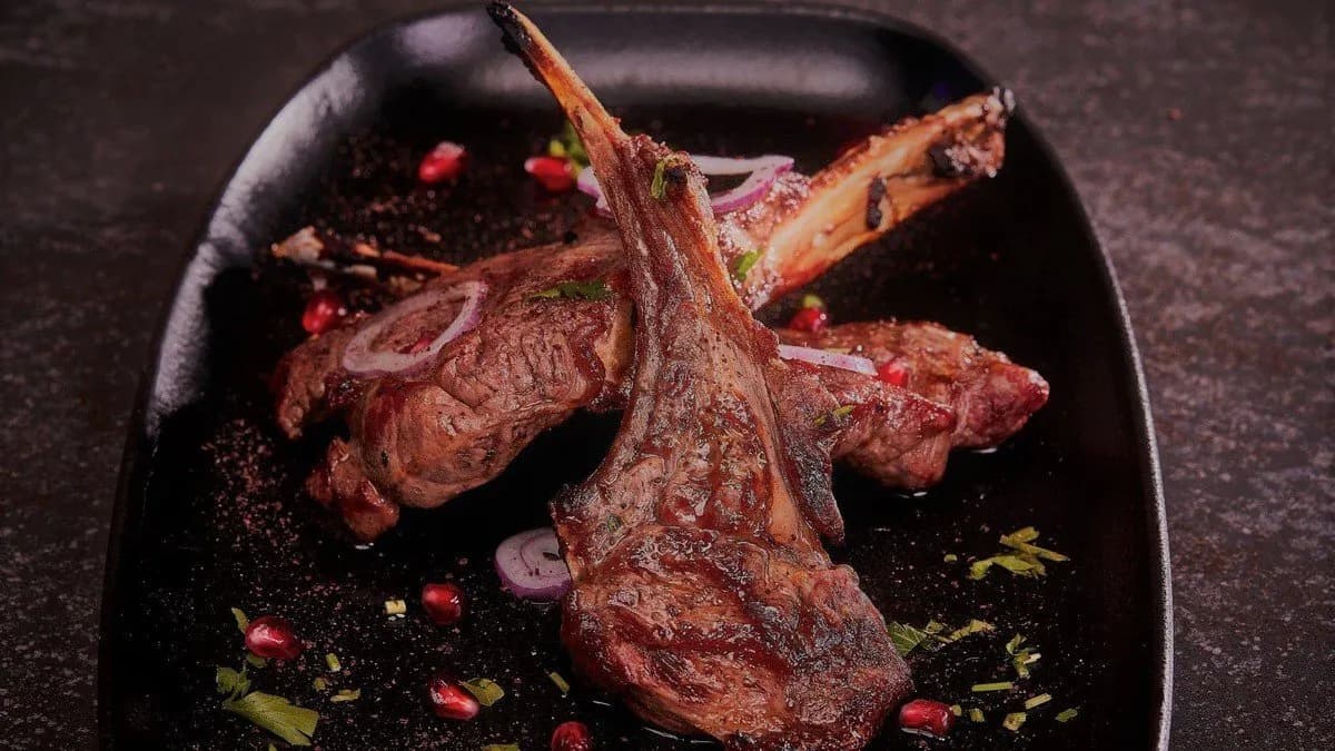 Grillezett bárányborda