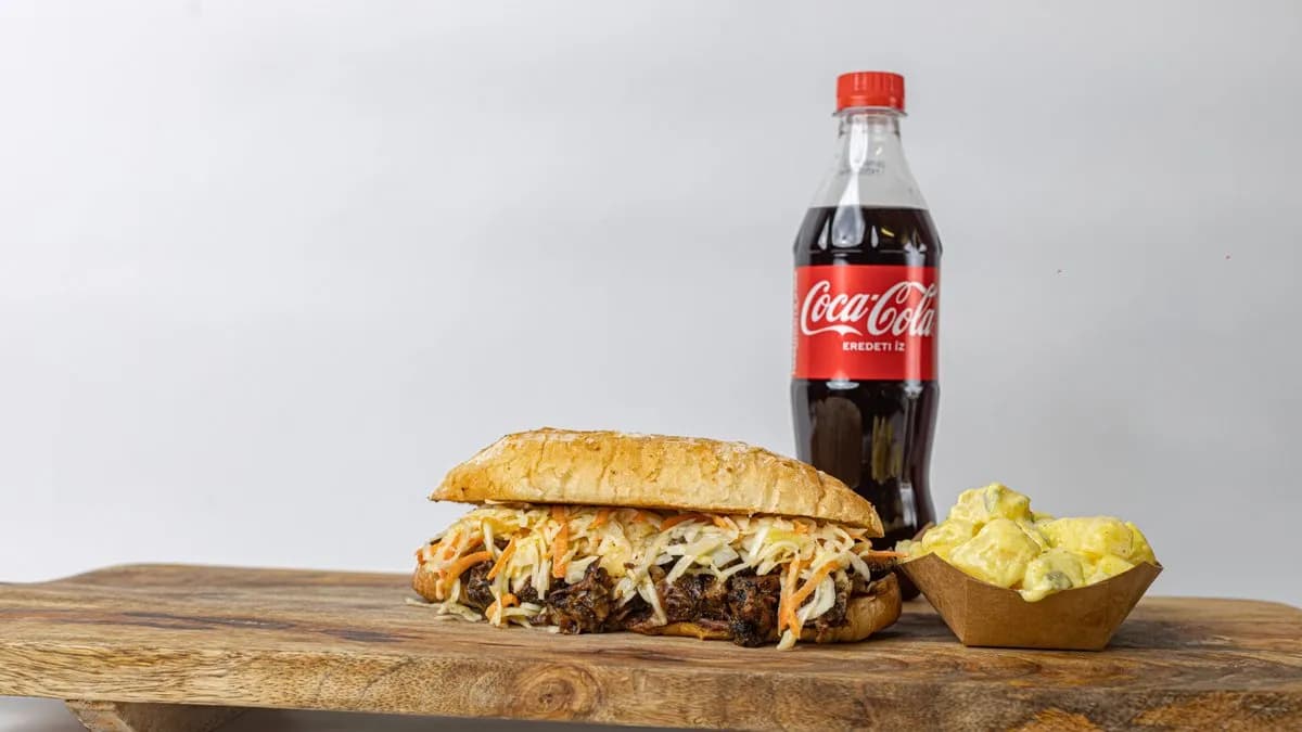 Chopped beef sandwich menu