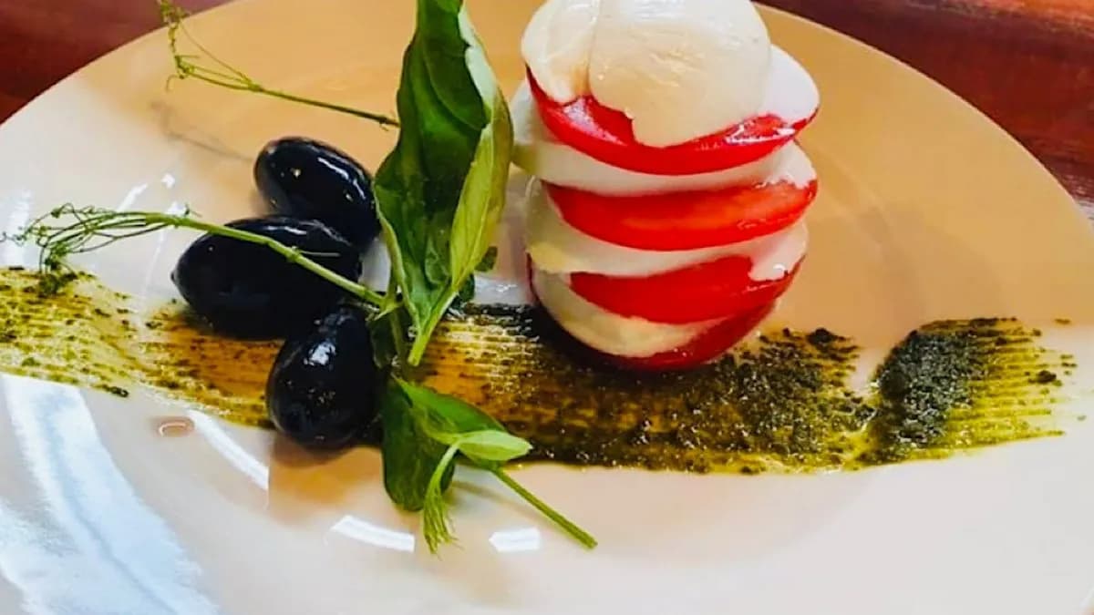 Caprese di bufala e pomodoro fresco