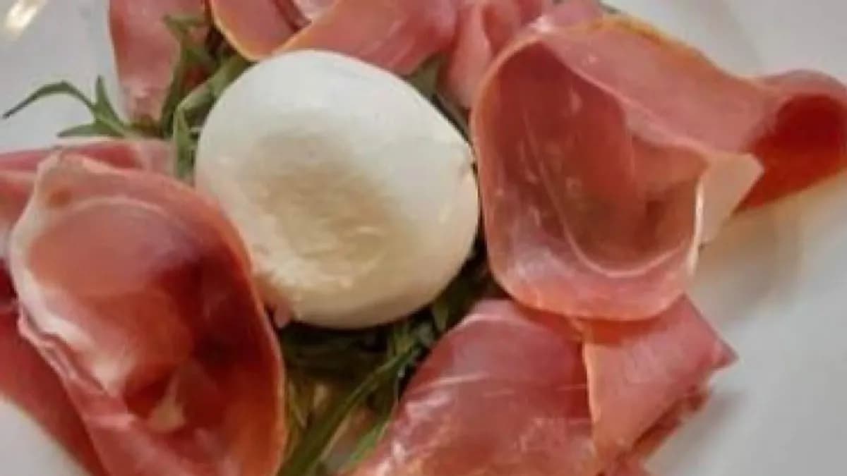 Prosciutto di Parma con mozzarella di bufala