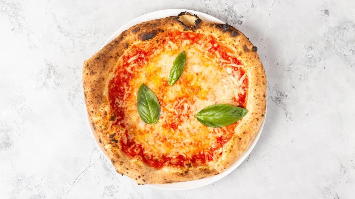 Margherita pizza Vegán