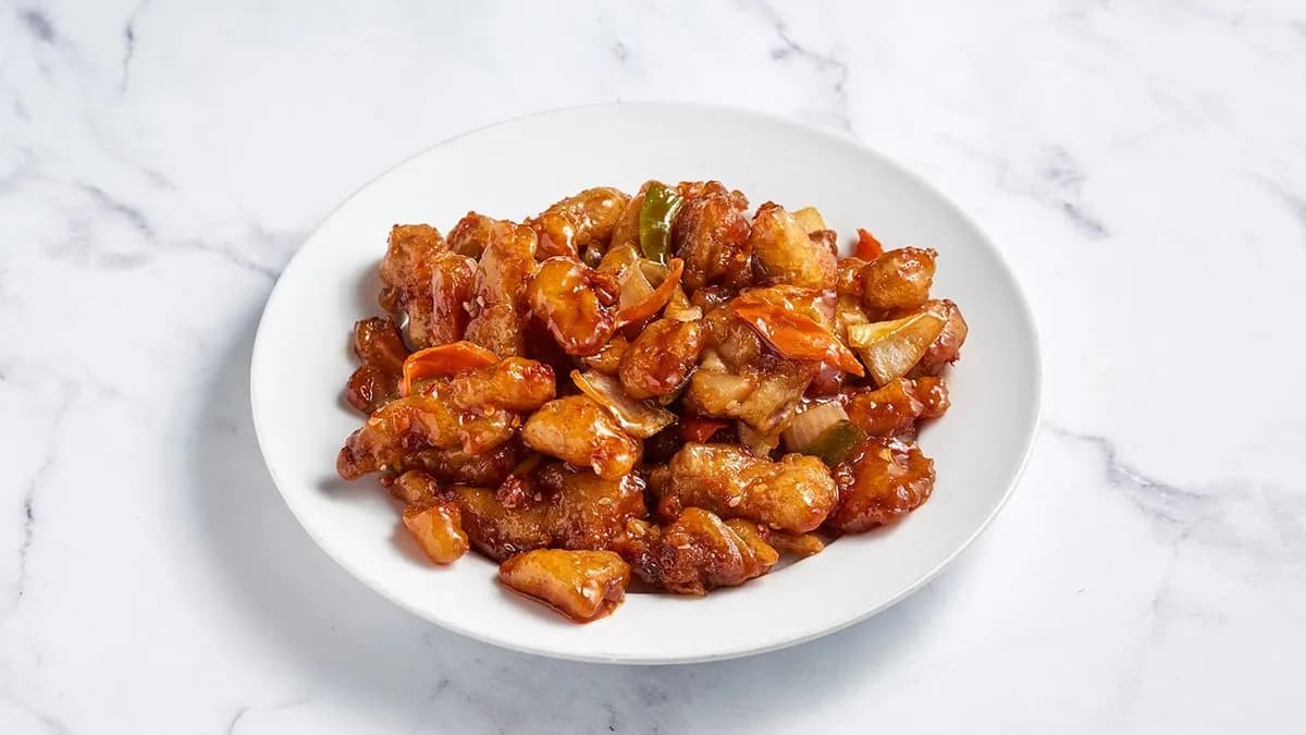 Ötízű csirkehús (édes-csípős)