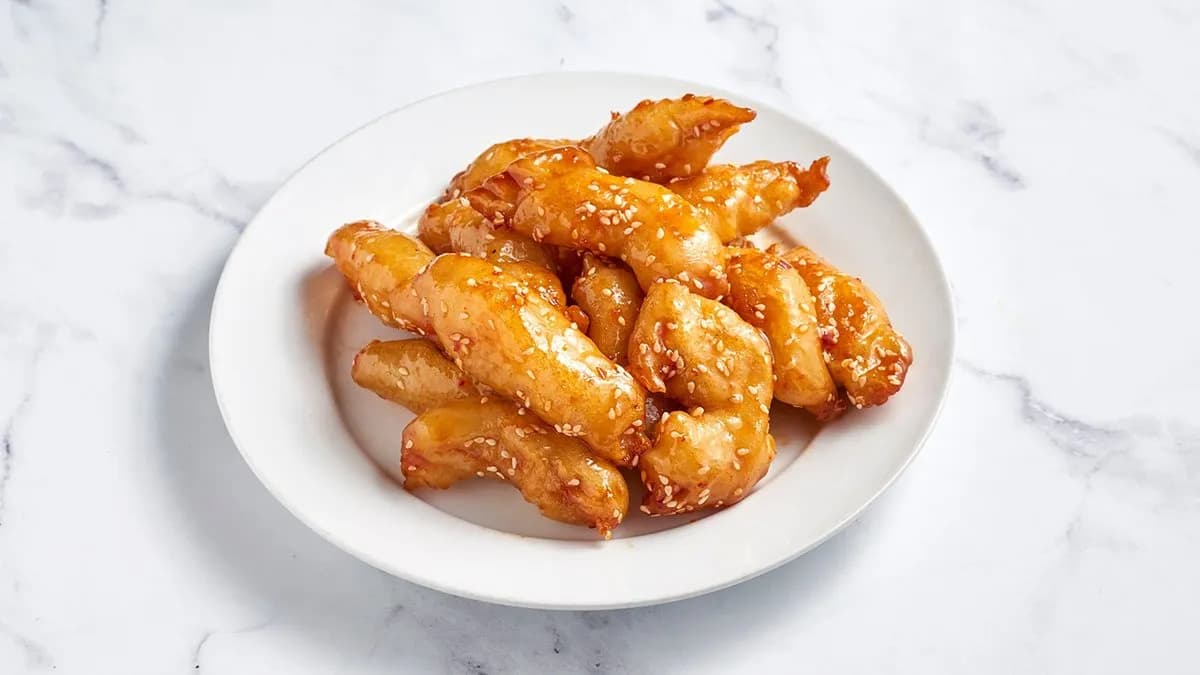 Szezámmagos csirkehús (édes-csípős)